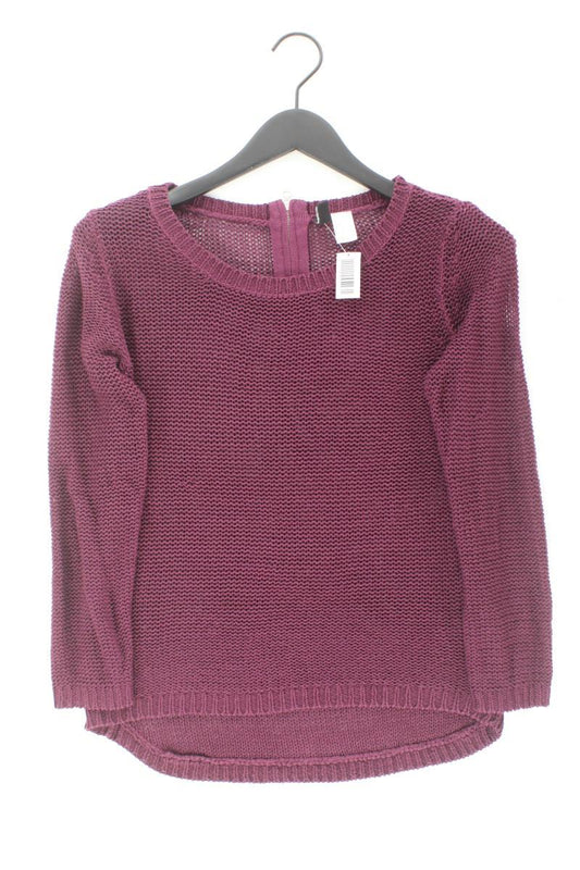 H&M Grobstrickpullover Gr. XS lila aus Polyacryl