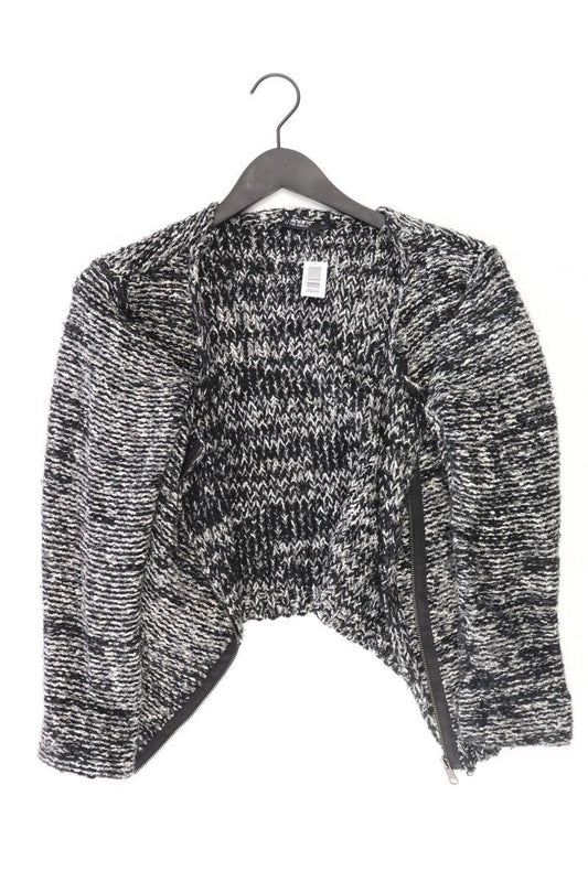 Strickjacke Gr. XL Langarm grau aus Polyacryl