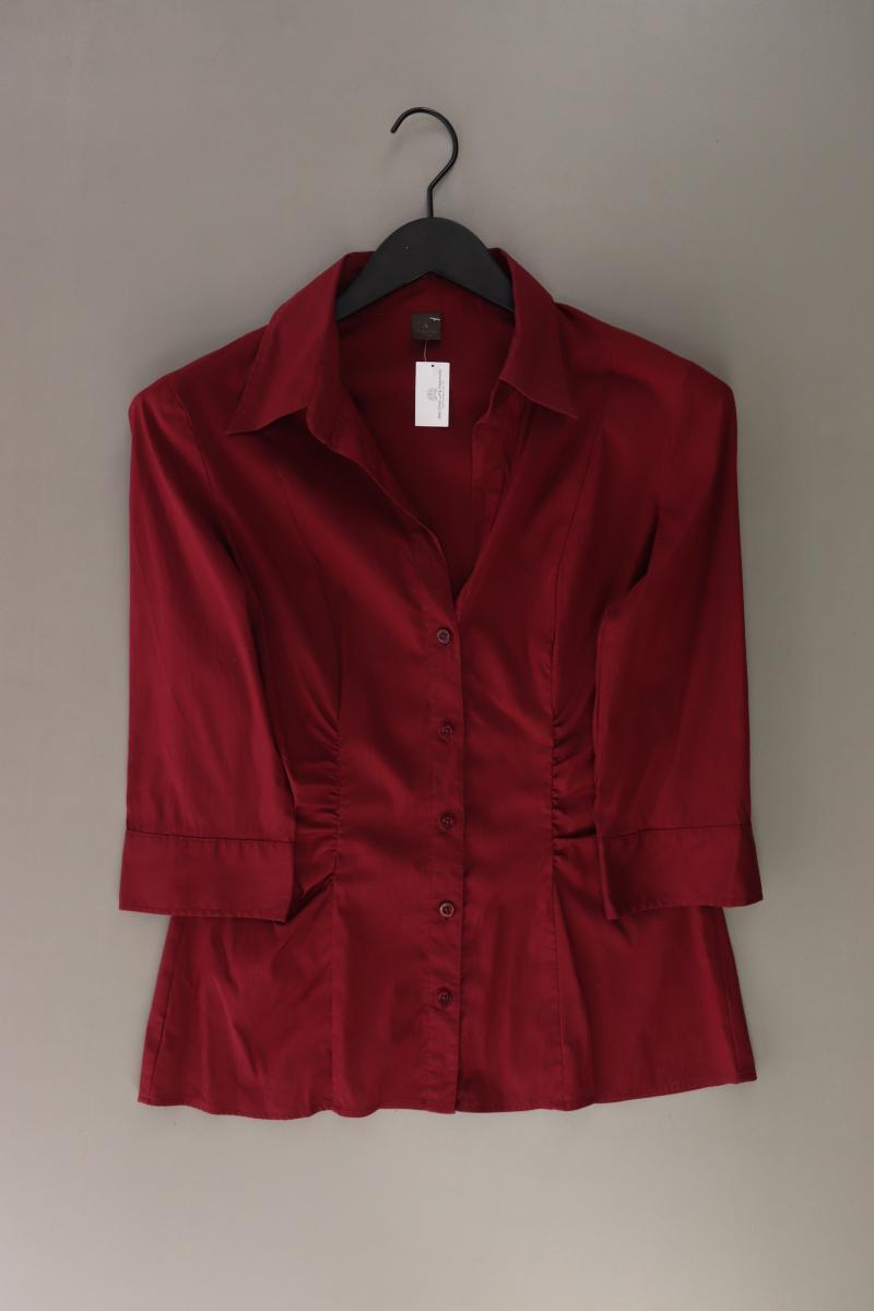 Selection by s.Oliver Slim Bluse Gr. 36 neuwertig 3/4 Ärmel rot aus Baumwolle