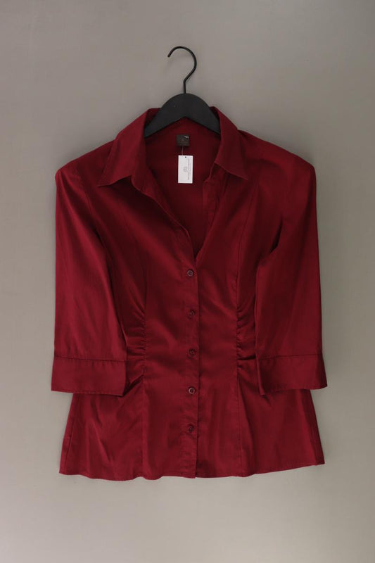Selection by s.Oliver Slim Bluse Gr. 36 neuwertig 3/4 Ärmel rot aus Baumwolle