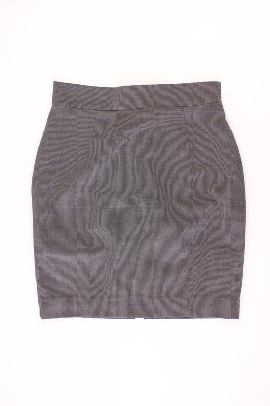 H&M Bleistiftrock Gr. 38 grau aus Polyester