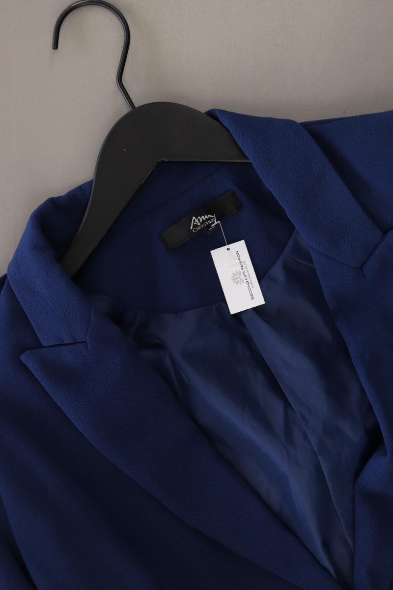 Ann Christine Classic Blazer Gr. 40 blau aus Polyester