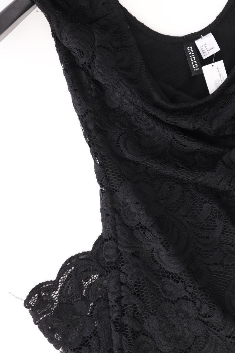H&M Divided Spitzenkleid Gr. 36 Ärmellos schwarz