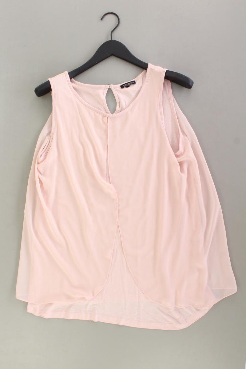 Vivance Ärmellose Bluse Gr. 44 rosa aus Viskose