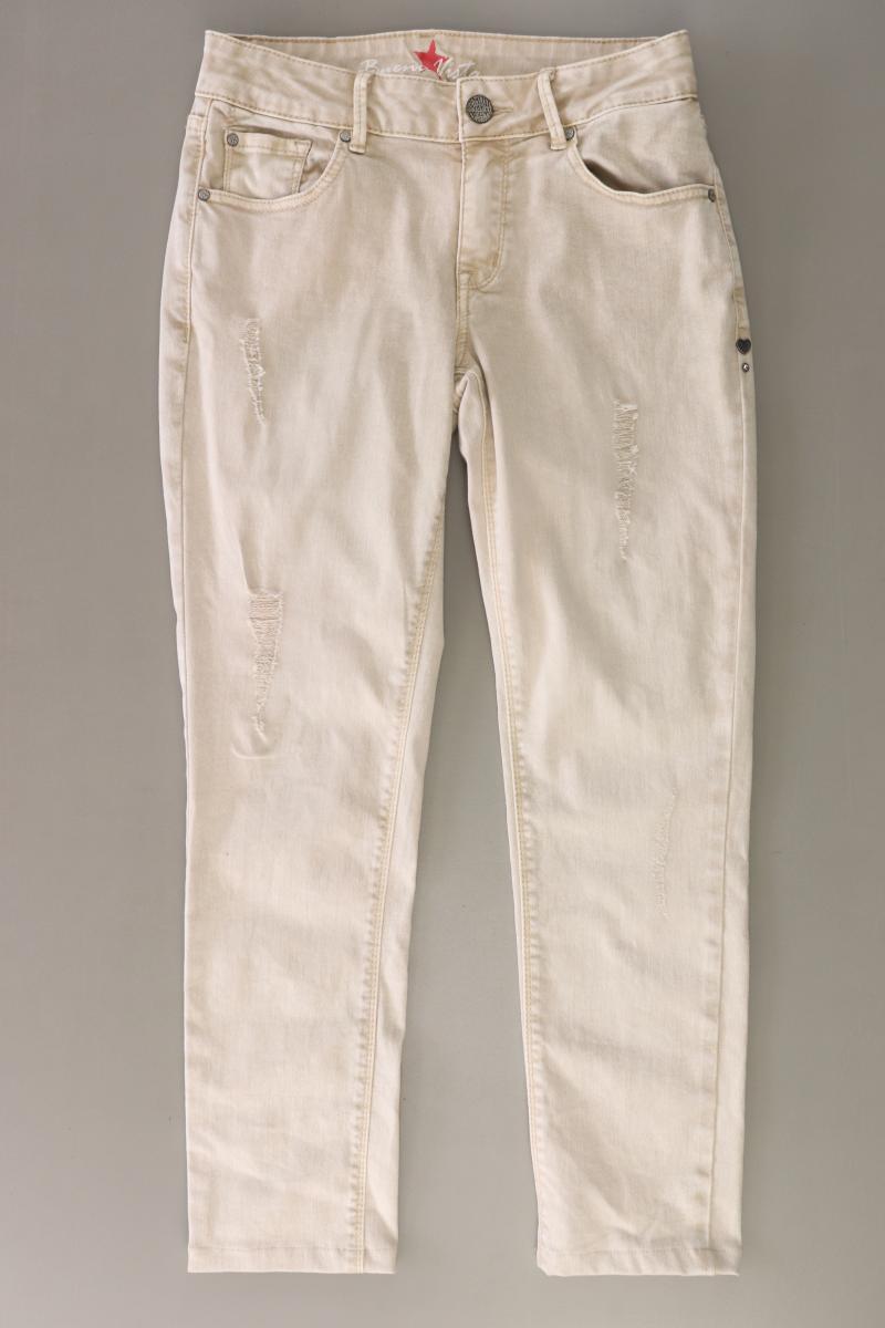 Buena Vista Skinny Jeans Gr. S creme aus Baumwolle