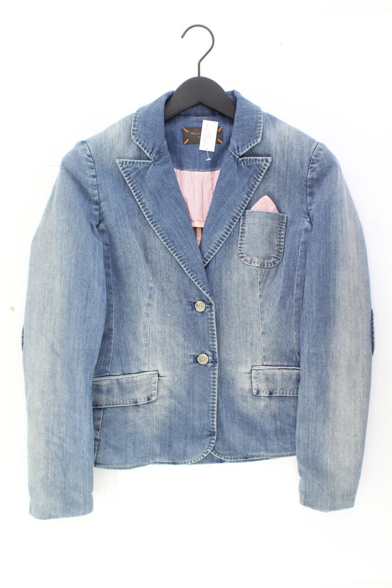 Selection by s.Oliver Jeansblazer Gr. 38 blau aus Baumwolle