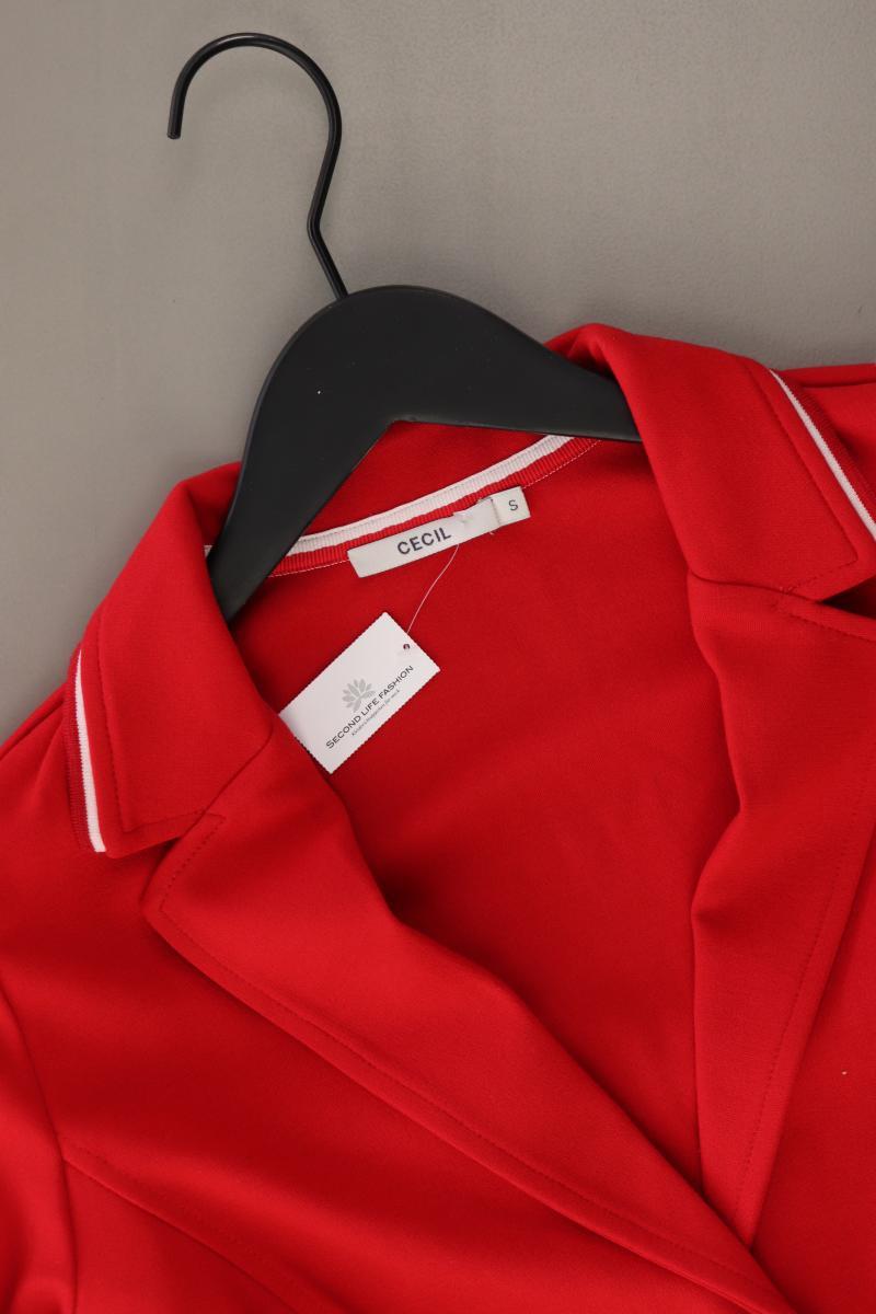 Cecil Jerseyblazer Gr. S rot aus Polyester