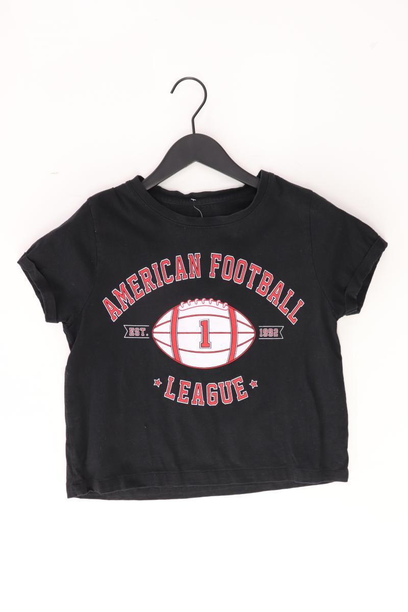 Printshirt Gr. S Kurzarm schwarz