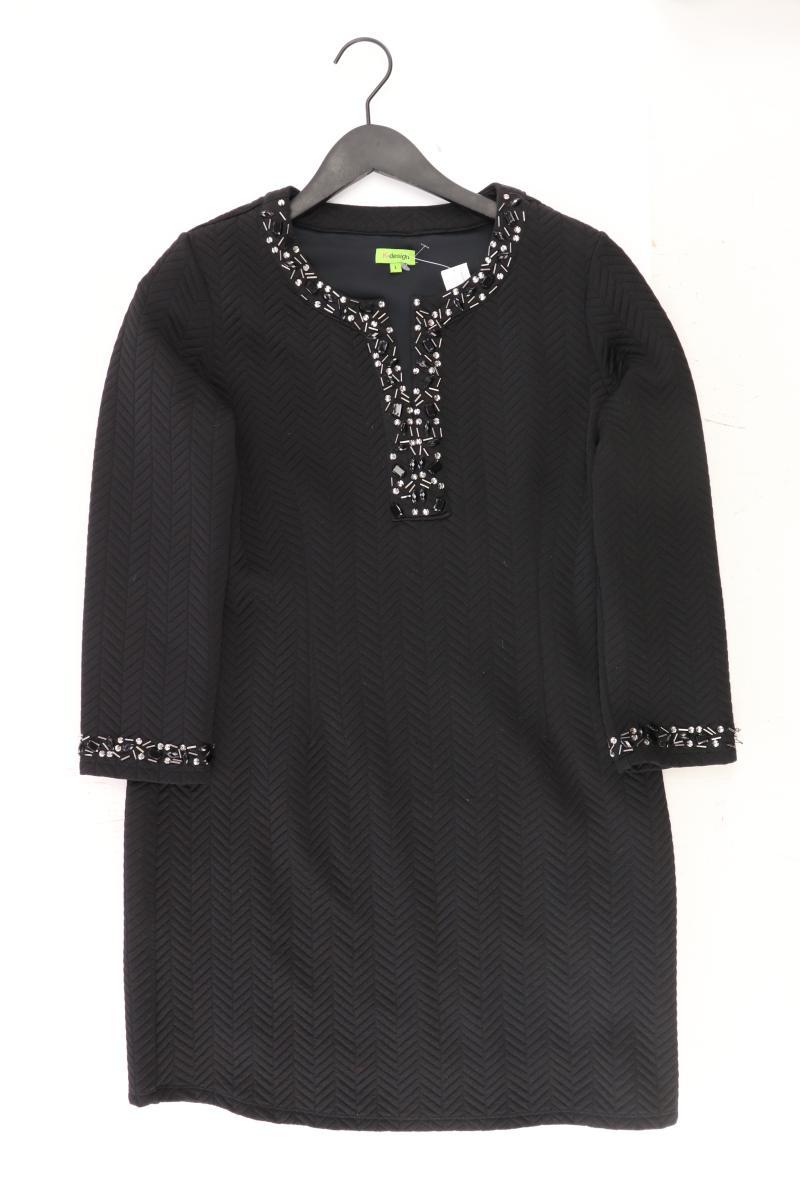 K Design Langarmkleid Gr. L schwarz