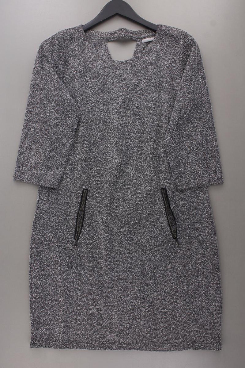 Fransa Midikleid Gr. M 3/4 Ärmel grau aus Baumwolle