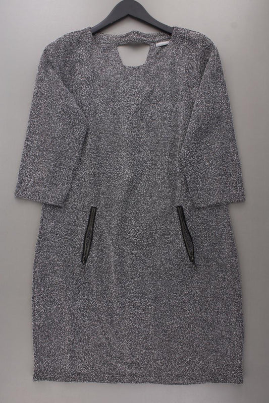 Fransa Midikleid Gr. M 3/4 Ärmel grau aus Baumwolle