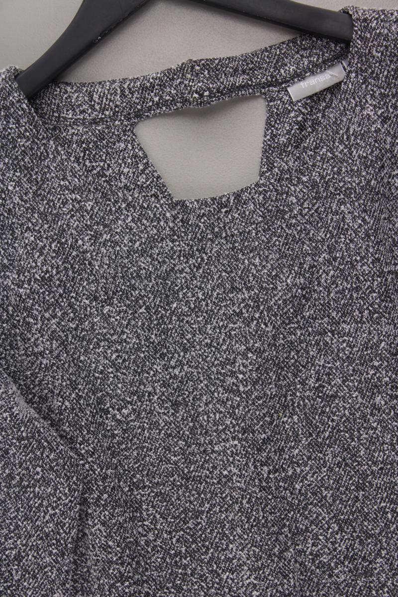 Fransa Midikleid Gr. M 3/4 Ärmel grau aus Baumwolle