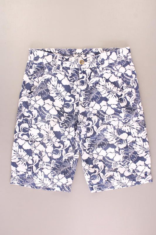 Biaggini Printshorts für Herren Gr. S mit Blumenmuster blau