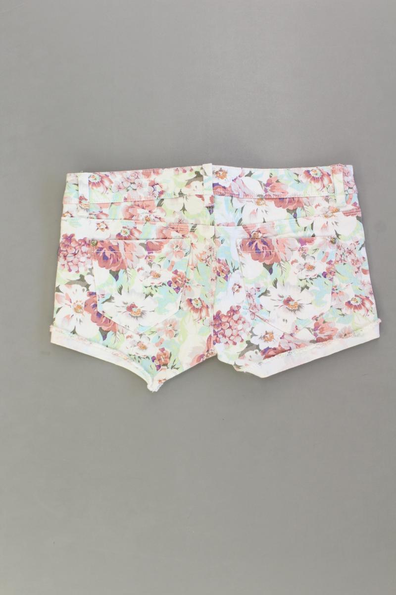 tally weijl Shorts Gr. 36 mit Blumenmuster mehrfarbig aus Baumwolle