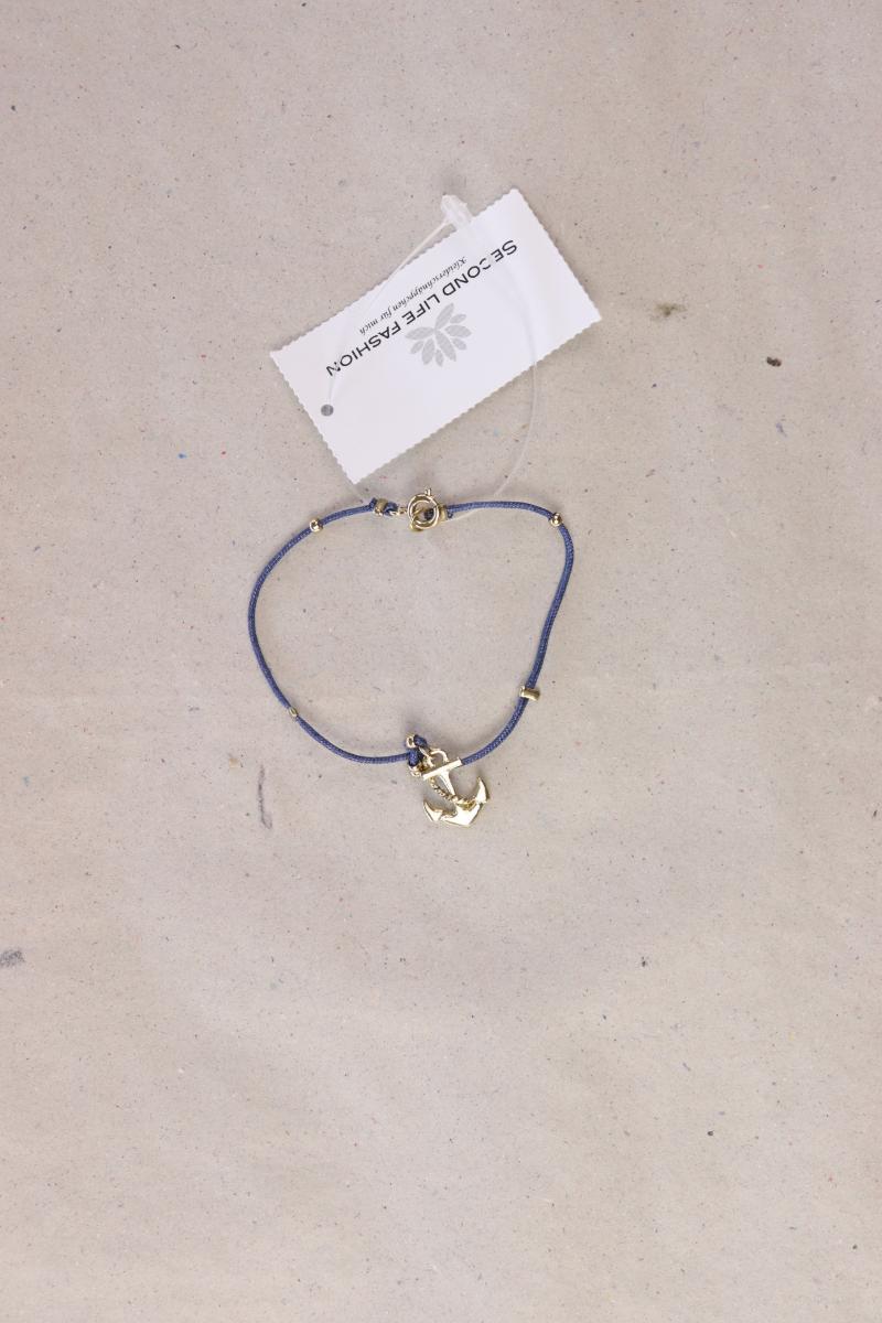 Armband mit Anker blau