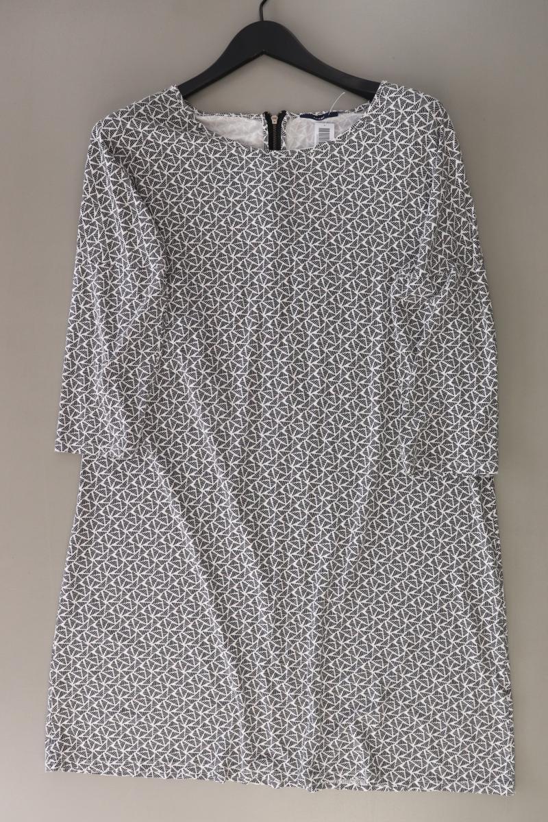 Kiabi Jerseykleid Gr. 46 gepunktet 3/4 Ärmel grau