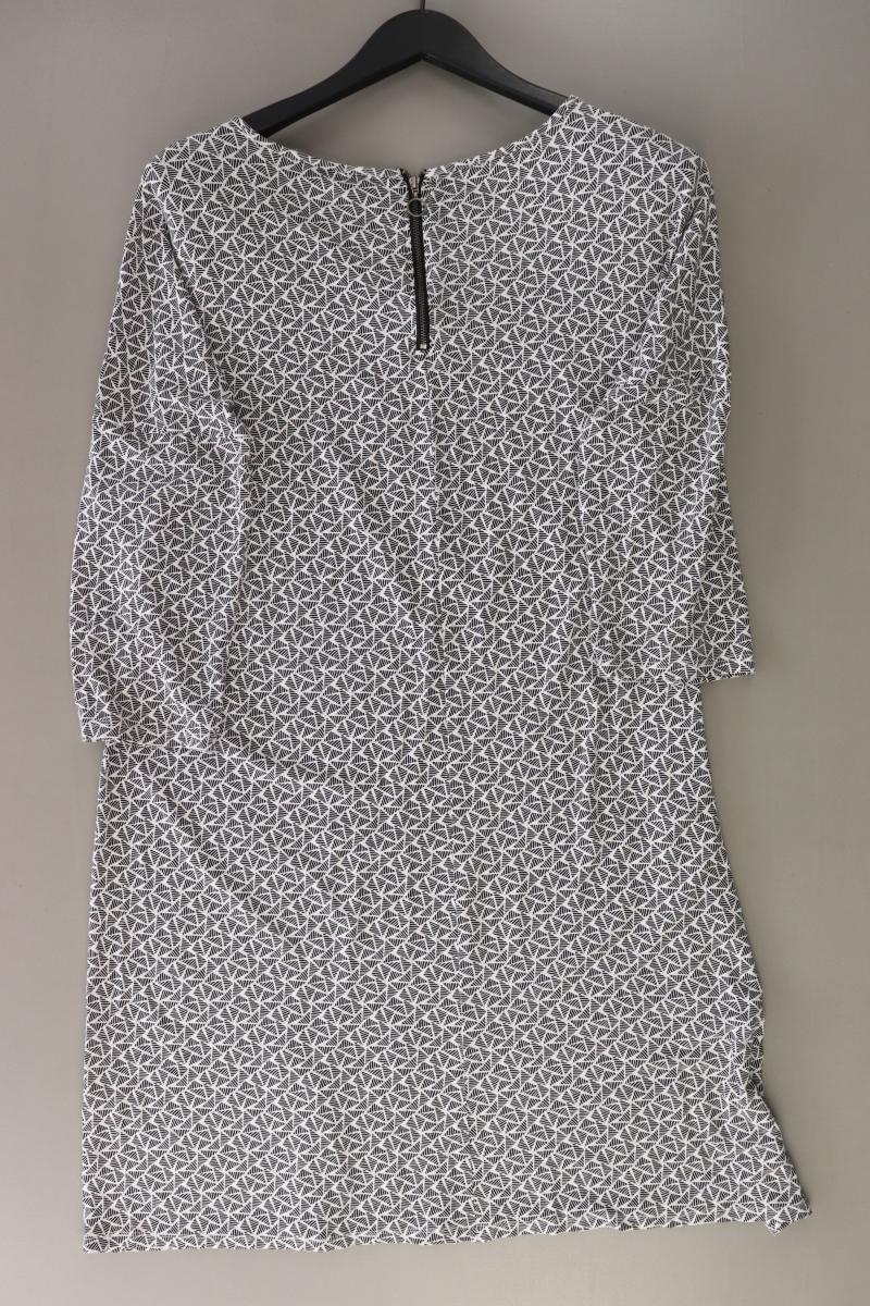 Kiabi Jerseykleid Gr. 46 gepunktet 3/4 Ärmel grau