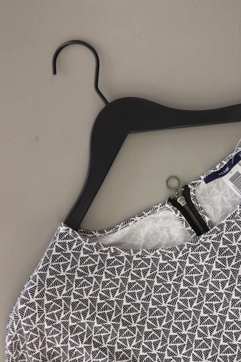 Kiabi Jerseykleid Gr. 46 gepunktet 3/4 Ärmel grau