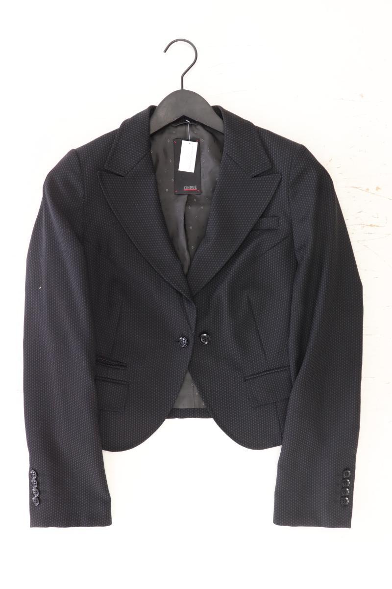 Cinque Wollblazer Gr. 38 schwarz aus Schurwolle