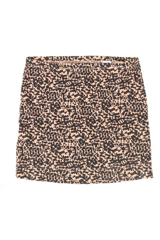 H&M Stretchrock Gr. S mit Tierdruck schwarz