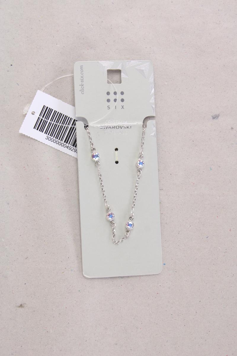SIX Armband mit Swarovski Kristallen neu mit Etikett silber
