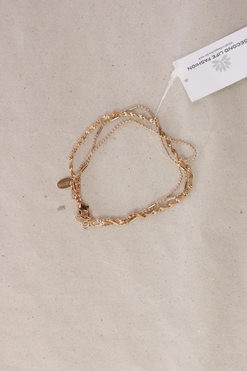 Flame Armband gold