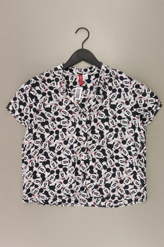 H&M Kurzarmbluse Gr. 38 weiß aus Modal