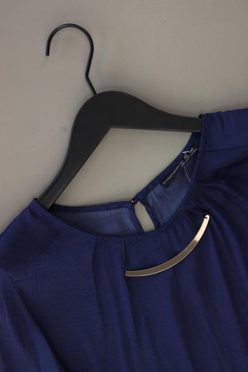 Atmosphere Bluse Gr. 40 Langarm blau aus Polyester