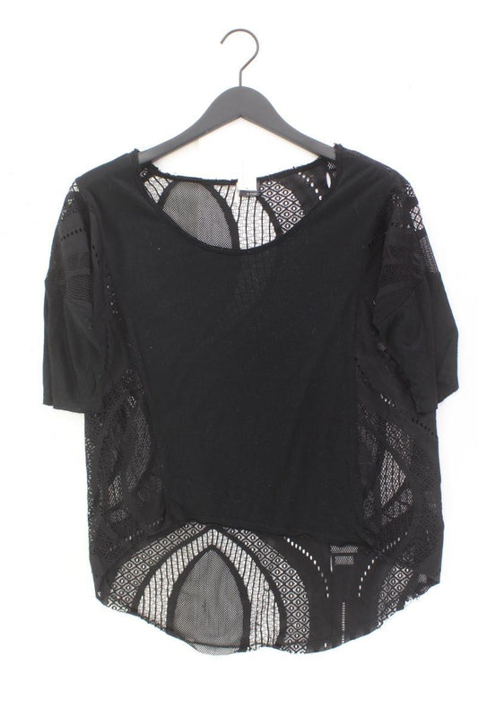 Sparkle & Fade Strickshirt Gr. S Kurzarm schwarz aus Nylon