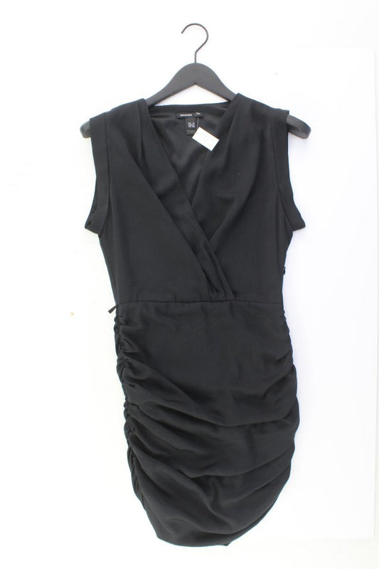 Mango Schlauchkleid Gr. XS Ärmellos schwarz aus Polyester