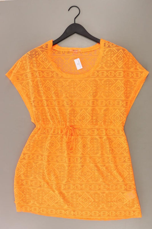 Kurzarmkleid Gr. 40 orange aus Polyester