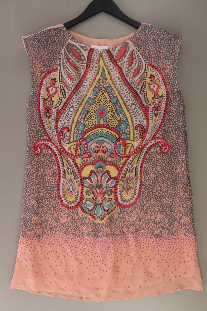 Promod Kleid Gr. 38 Kurzarm rosa aus Polyester