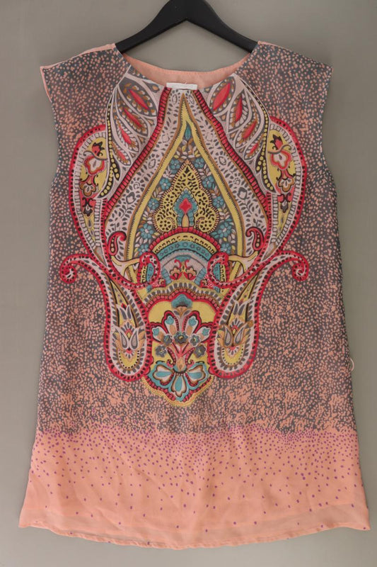 Promod Kleid Gr. 38 Kurzarm rosa aus Polyester