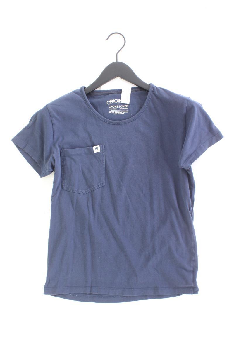Jack & Jones T-Shirt für Herren Gr. S Kurzarm blau