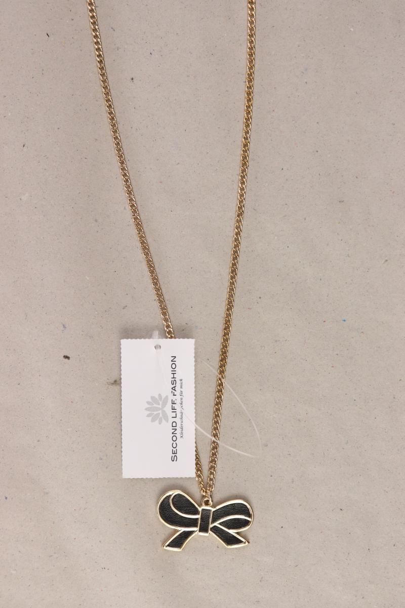 forever 21 Halskette mit Schleifenanhänger neu mit Etikett gold