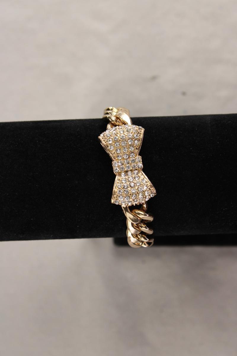 Armband mit Schleife gold
