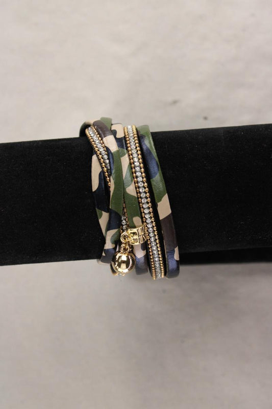 Armband olivgrün