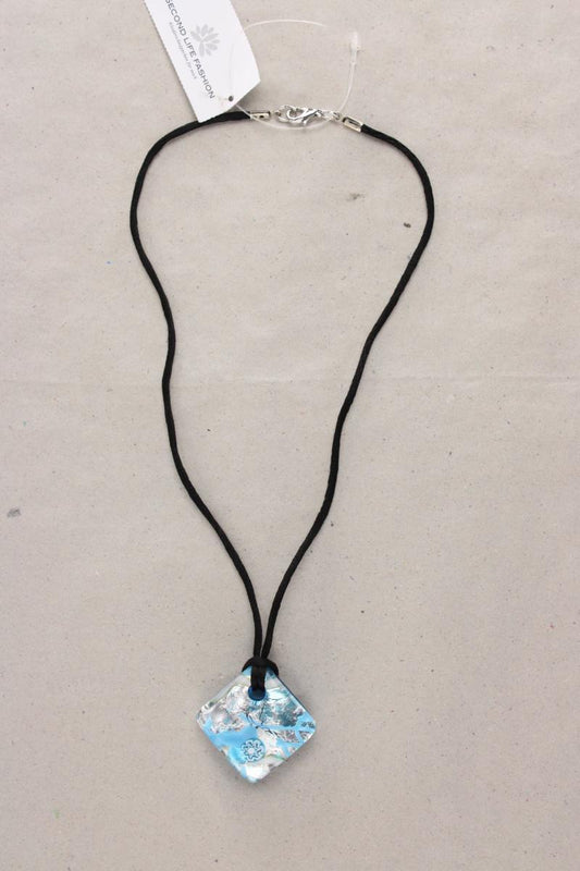 Halskette mit Muranoglas blau