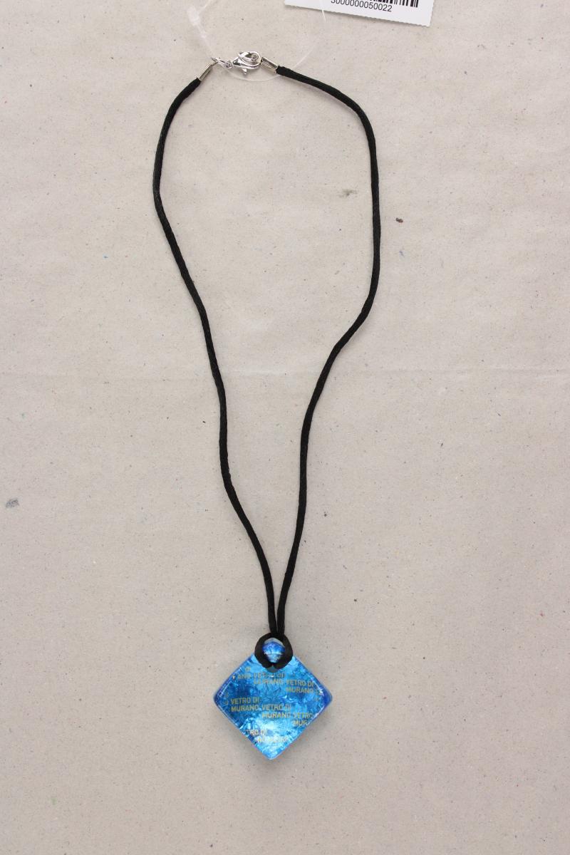 Halskette mit Muranoglas blau