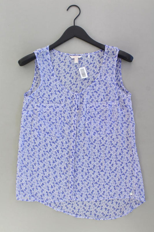 Esprit Ärmellose Bluse Gr. 36 blau