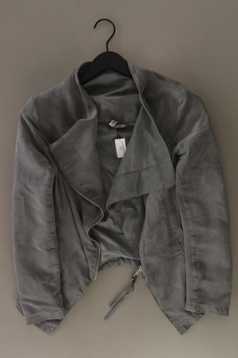 H&M Jacke Gr. 38 grau aus Polyester
