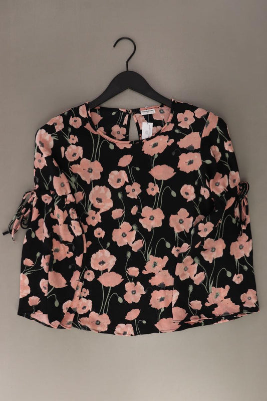 Jacqueline de Yong Schluppenbluse Gr. 34 mit Blumenmuster Langarm mehrfarbig