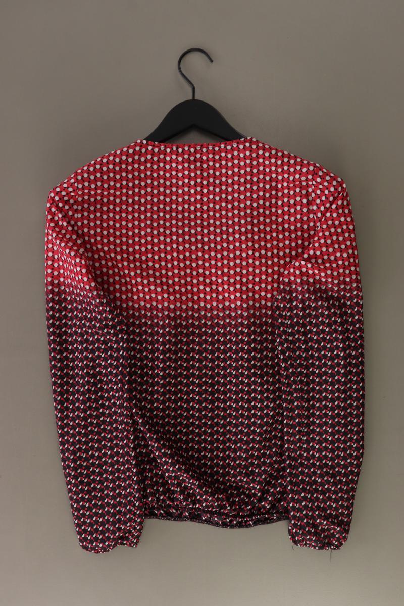 Anna Field Langarmbluse Gr. 34 geometrisches Muster rot aus Polyester