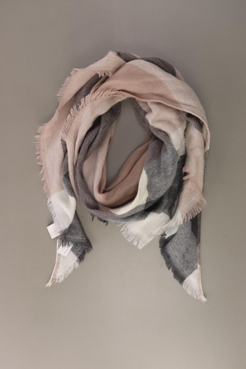 Schal kariert rosa aus Polyacryl