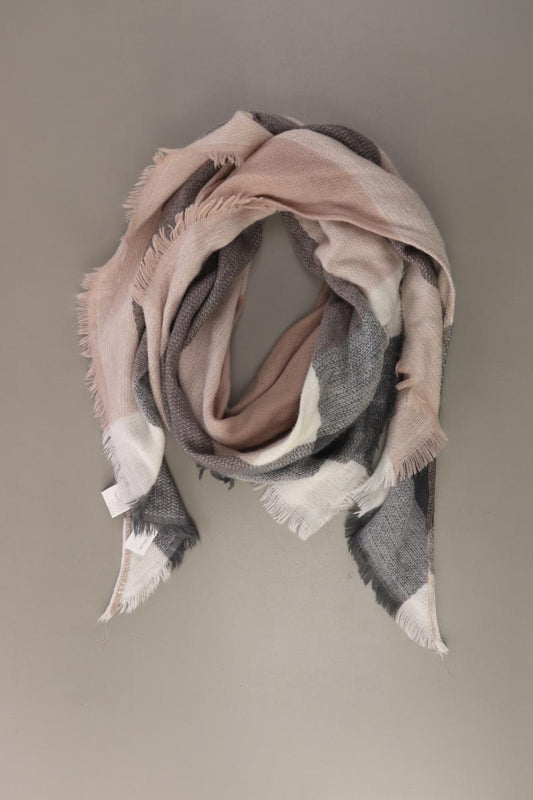Schal kariert rosa aus Polyacryl