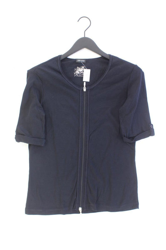 Gerry Weber T-Shirt Gr. 40 Kurzarm blau aus Baumwolle