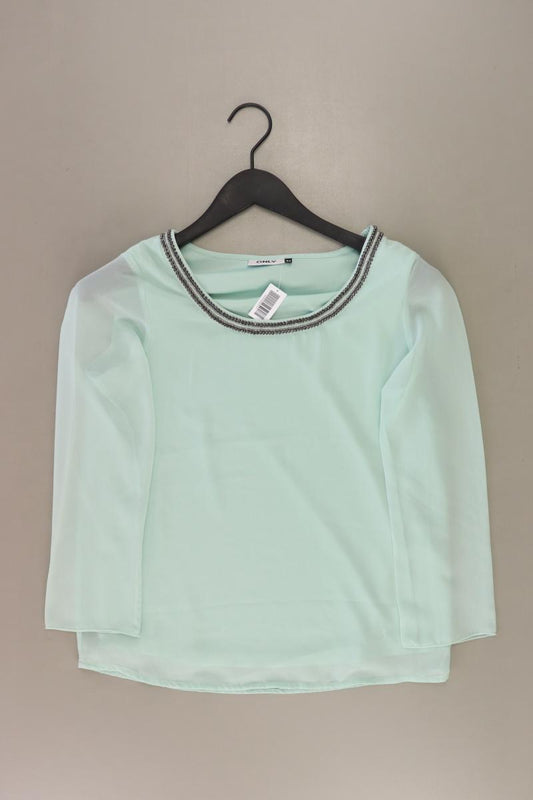Only Bluse Gr. 34 3/4 Ärmel türkis aus Polyester