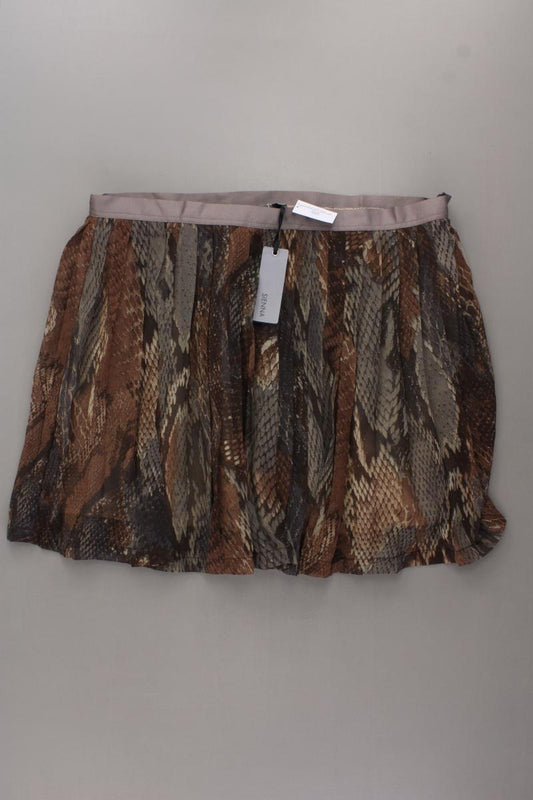 Sienna Impressionen Faltenrock Gr. 40 neu mit Etikett braun aus Polyester