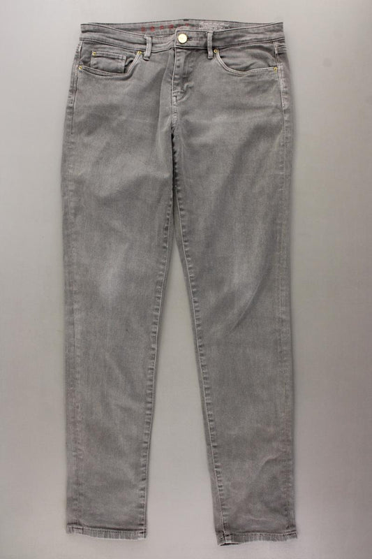 Esprit Straight Jeans Gr. 38/L32 grau aus Baumwolle