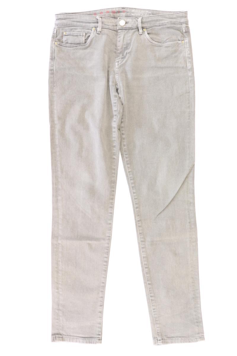 Esprit Straight Jeans Gr. 38 grau aus Baumwolle